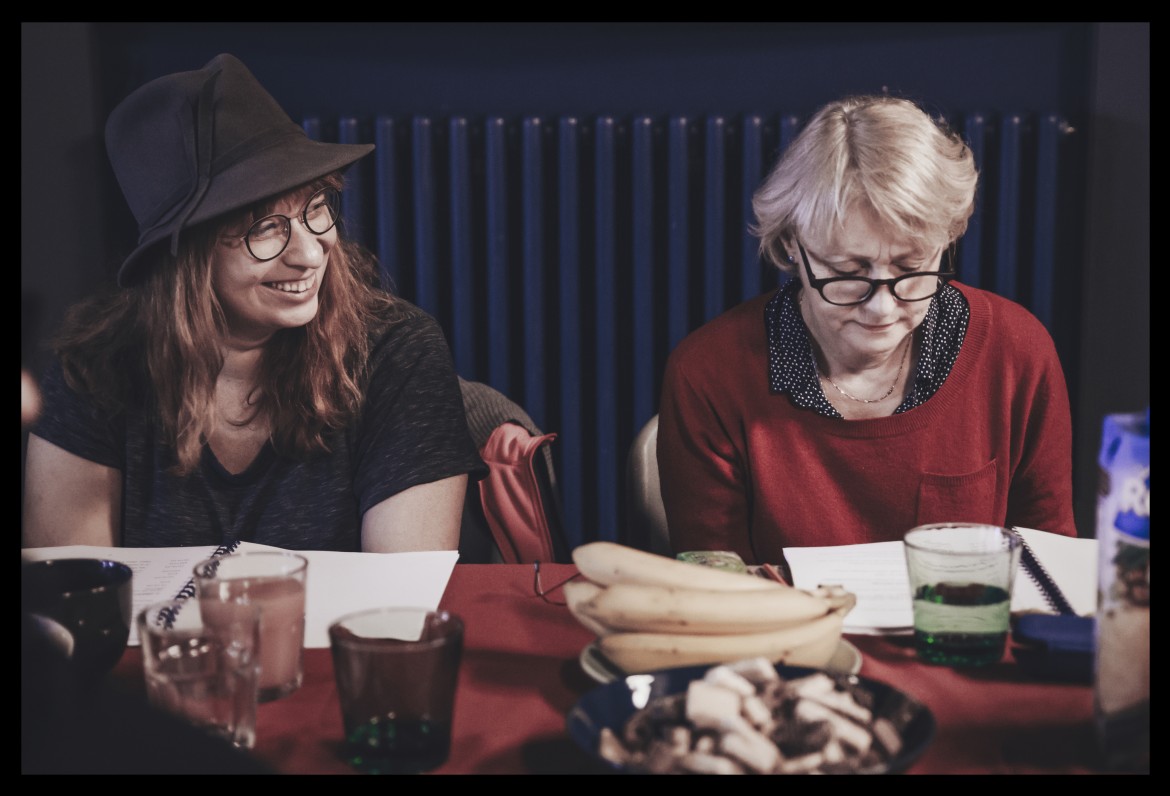 Eva tropí hlouposti, první čtená zkouška, Kristina Sitková, Jaromíra Mílová